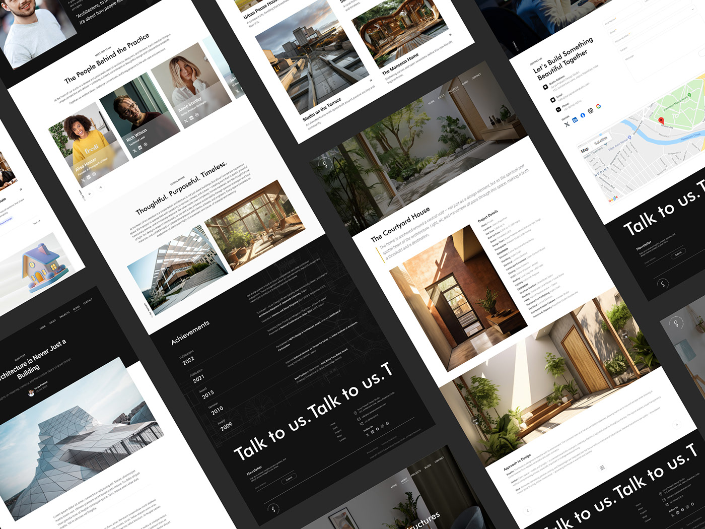 Brand website design showcase
