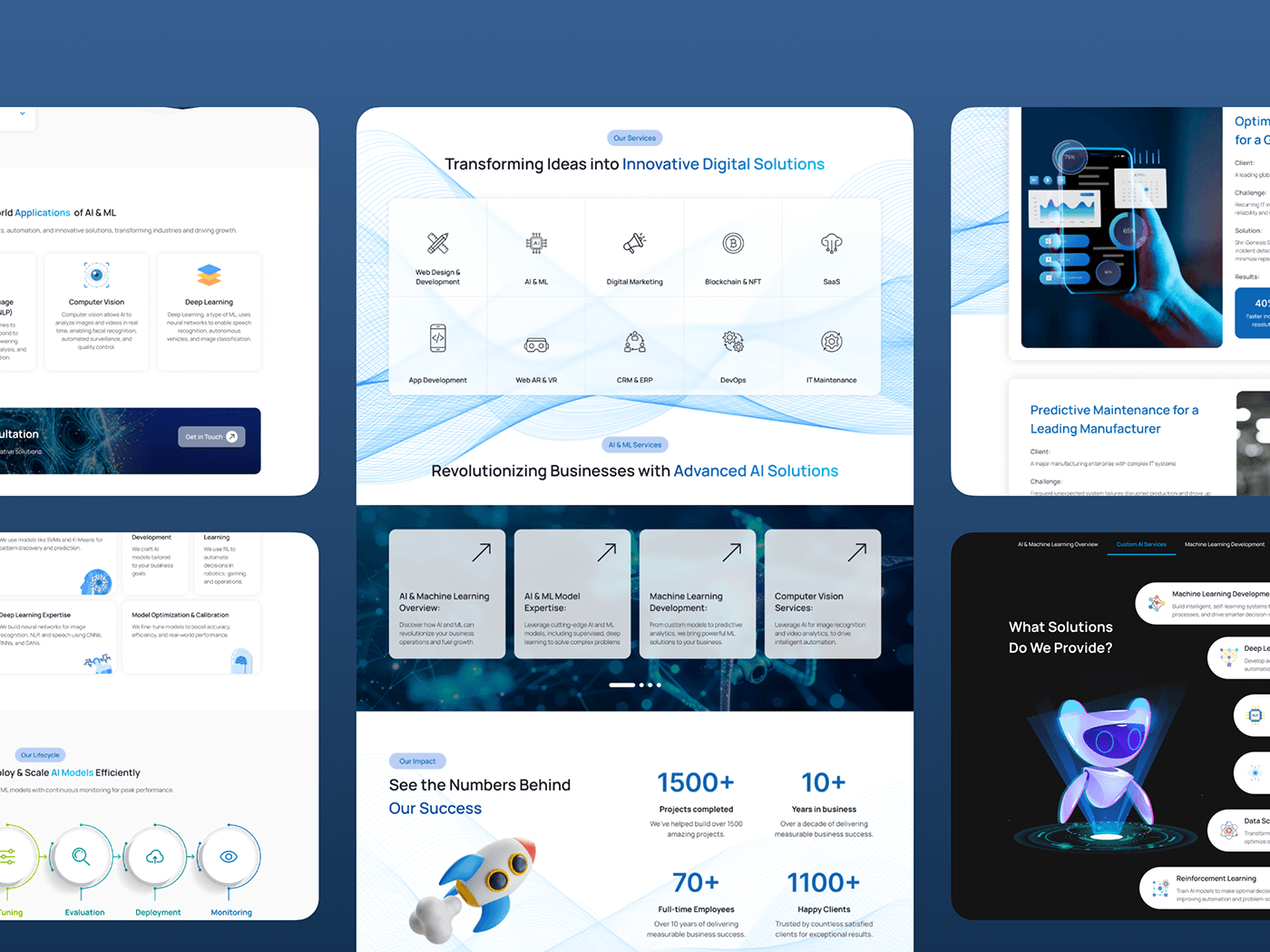 SEO & marketing dashboard showcase